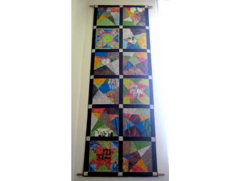 2006 Two long patchwork panels